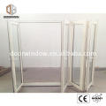 Unbreakable folding glass doors triple glazing aluminium alloy bi windows and transparent door